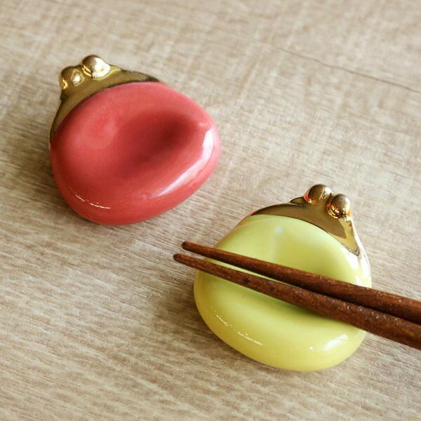箸置き おしゃれ がま口 正月 はしおき 磁器 食器 （ カトラリーレスト 箸置 がまぐち 財布 箸...
