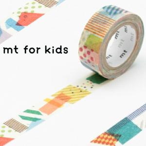 マスキングテープ mt for kids しましま 幅15mm （ カモ井加工紙