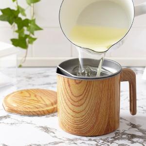 オイルポット　油こし器　リグランテウッド　1L　日本製
