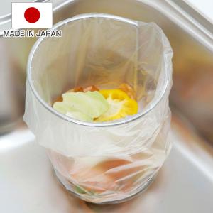 三角コーナー　キッチンポリ袋用生ごみスタンド　日本製