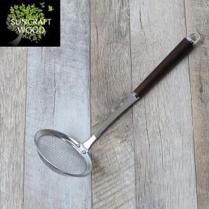 あくとり　かす揚げ　ウッド　日本製 （ あく取り カス揚げ