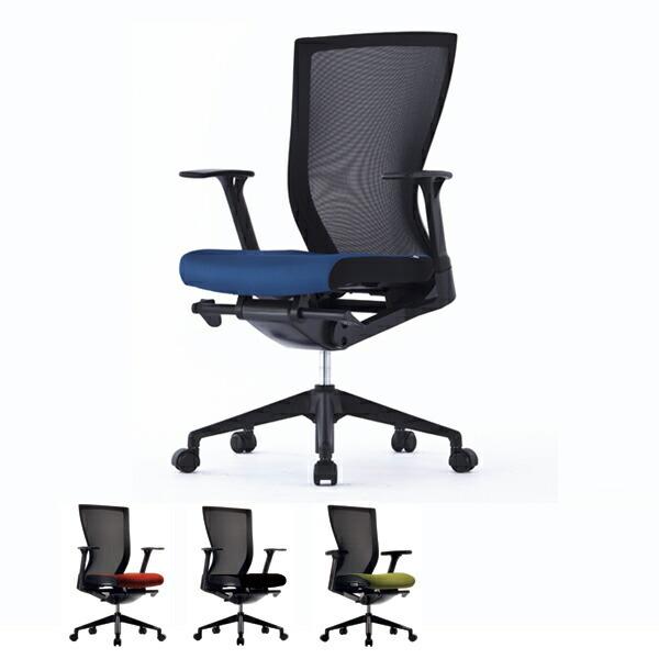 （法人限定） オフィスチェア　肘付　メッシュバック （ オフィスチェアー メッシュ ハイバック デス...