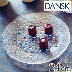 ダンスク DANSK バブルコンフェティ ディナープレート 24cm 洋食器 （ 皿 食器 器 お皿 ガラス プレート 平皿 おしゃれ ）｜livingut