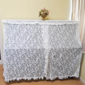 ピアノカバー　アップライト　フルサイズ　レース　フリル付き　オリジナル商品