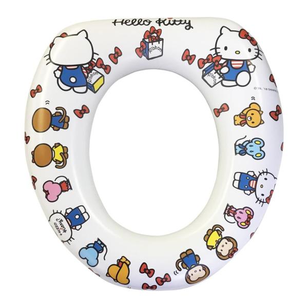 ソフト便座 ハローキティ ソフトシート Im Kitty 子供用 トイレ 補助便座 （ 子供 補助 ...