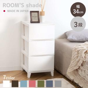 squ+ サンカ ルームスシェードスリム 343 3段 サンドブルー RSD