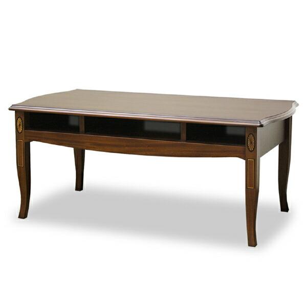 リビングテーブル　ローテーブル　クラシック調　猫脚　Venezia　幅95cm （ 開梱設置 机 テ...