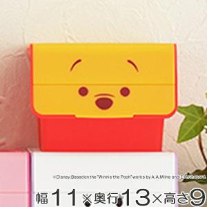 小物入れ 幅11×奥行13×高さ9cm ツムツム クワトロ くまのプーさん ディズニー キャラクター （ 収納 ボックス 小物 ケース ふた付き フタ付き ）｜livingut