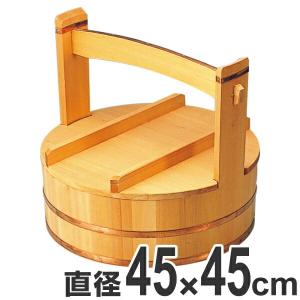 おかもち 木製 尺6寸 岡持 取っ手付き 桶 業務用 （ 出前箱 鮨 出前