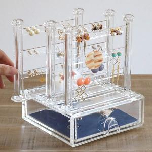 ピアスホルダー ピアスイヤリングクリアスタンド アクリル製 タイガー