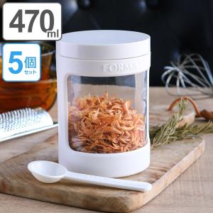 保存容器 フォルマ 調味料ポット 470ml 計量スプーン付き
