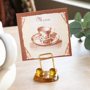 カードスタンド 16分音符 メモクリップ メモホルダー