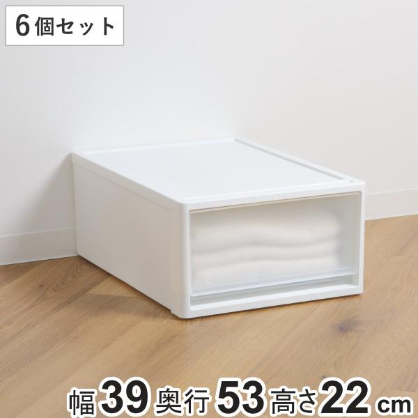 収納ケース ストラ 53-M 幅39×奥行53×高さ22cm クローゼット収納 プラスチック 引き出...