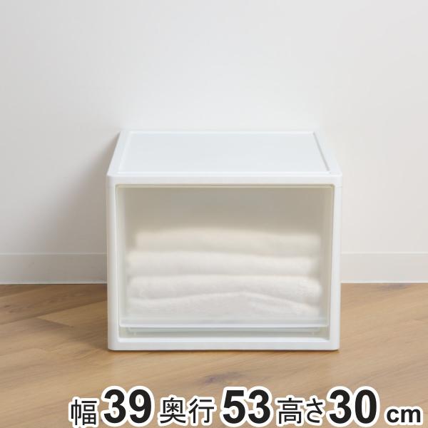 収納ケース ストラ 53-L 幅39×奥行53×高さ30cm クローゼット収納 プラスチック 引き出...