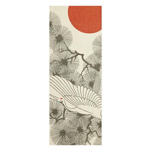 手ぬぐい 金糸手ぬぐい 丹頂鶴 日本製 （ てぬぐい 手拭 手拭い ）