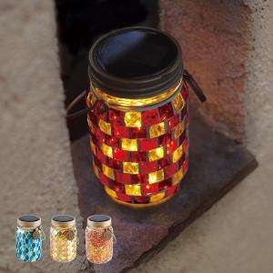 ガーデンライト ソーラーライト エトワル モザイクガラス