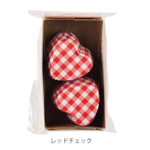 アルミカップ チョコモールド ハート型 チェッ...の詳細画像1