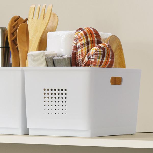 キッチン収納ケース シューノ 棚上 幅18cm 奥行30cm 高さ16cm （ キッチン収納 キッチ...