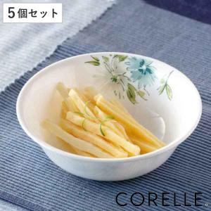 ボウル 16cm コレール CORELLE フェアリーフローラ 5個セット （ 食洗機対応 電子レンジ対応 オーブン対応 中鉢 白 お皿 取り皿 耐熱 ）｜livingut