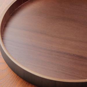 お盆 33cm トレー 丸盆 天然木 お膳 皿...の詳細画像3