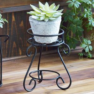 フラワースタンド カールスタンド 高さ18cm （ 花台 鉢置き