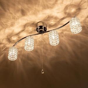 Kishima キシマ ブーケ シーリングライト 4灯 Amazon | キシマ ブーケ シーリングライト Clear 4灯 GEM-6902