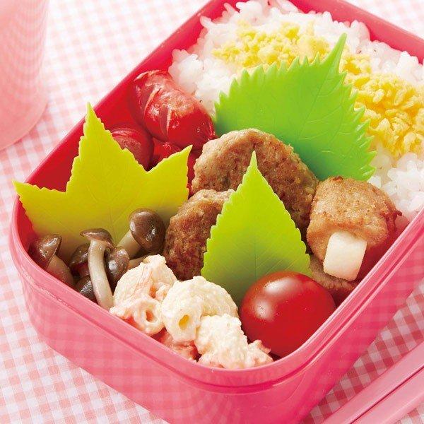 バラン シリコンリーフバラン 3枚入 葉っぱ お弁当 （ レンジ対応 食洗機対応 保育園 幼稚園 ）