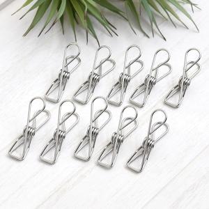 オカトー 洗濯バサミ 6個入り culemoA ステンレスピンチ