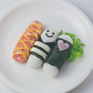 抜き型 ピック SUSHI おにぎり型＆ピックセット ミニしゃもじ付き