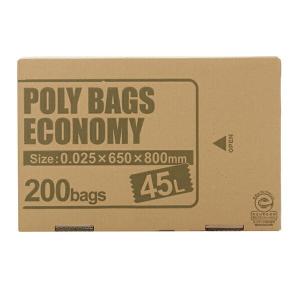 ゴミ袋 45L 200枚入り 乳白色 0.025...の商品画像
