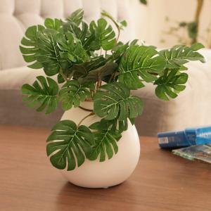 人工観葉植物 モンステラ 19cm フェイクグ...の詳細画像5