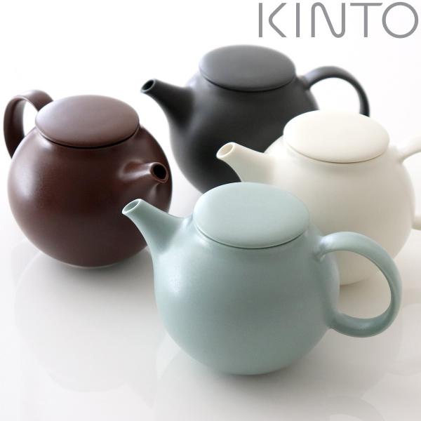 KINTO キントー PEBBLE ティーポット 480ml （ ペブル ストレーナー付き 磁器製 ...