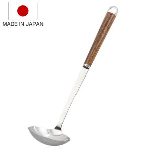 玉虎堂製作所 お玉 横口 kinoe 穴付き 50cc ステンレス製 日本製 （ 燕