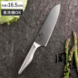 三徳包丁 刃渡り16cm 銀チタン ディンプル （ 包丁 庖丁 万能包丁 三徳