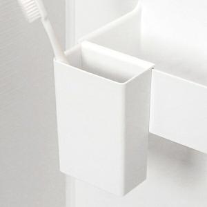 磁着SQ OPワイドポケット 深型 ポケット オプション パーツ （ バス収納 歯ブラシ ハミガキ ホルダー 磁着SQ専用 バストレイ ）