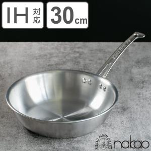 フライパン 18cm IH対応 深型 ステンレス製 キングフロン ノーメイク