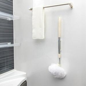 バスブラシ 柄付き ブラシ 洗剤不要 浴室 浴室掃除 お風呂掃除