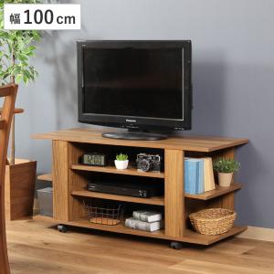 弘益 テレビ台 幅100cm ローボード ヴィンテージ調 スチールフレーム