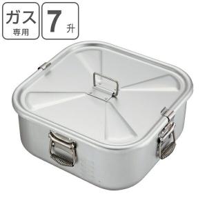炊飯 鍋 業務用 12.6L（7升用） ガス用丸型炊飯鍋 中尾アルミ 研磨