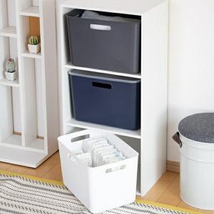 収納ケース 幅36.4×奥行25.9×高さ24.5cm 小物収納 やわらかBOX 深型 ワイド （ 収納ボックス やわらかバスケット 収納バスケット 収納 日本製 ）