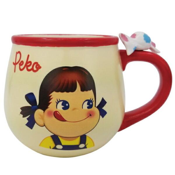 マグカップ 300ml ペコちゃん フィギュア付き コップ 食器 磁器製 キャラクター （ カップ ...