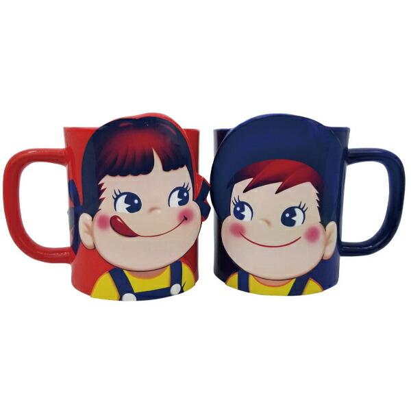 マグカップ ペア 300ml ペコちゃん コップ 食器 磁器製 キャラクター （ カップ マグ 2個...