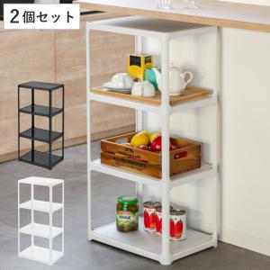 ★ 多目的3段ラック & 収納ラック & シェルフ & ボトル棚 ★ ラック 3段 収納棚 収納 カラーボックス 組立品 カタス 日本製