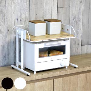 冷蔵庫ラック 木製 カントリー調 幅59cm （ キッチン収納 キッチン