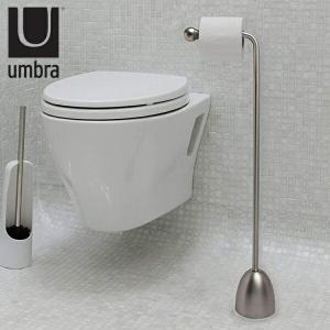 トイレットペーパーホルダー umbra アンブラ ヘロン トイレットペーパースタンド （ トイレットペーパー ホルダー トイレ収納 縦型 ）