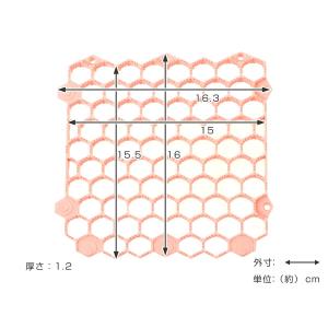 スノコ ジョイント 15×15×1.2cm 水...の詳細画像3