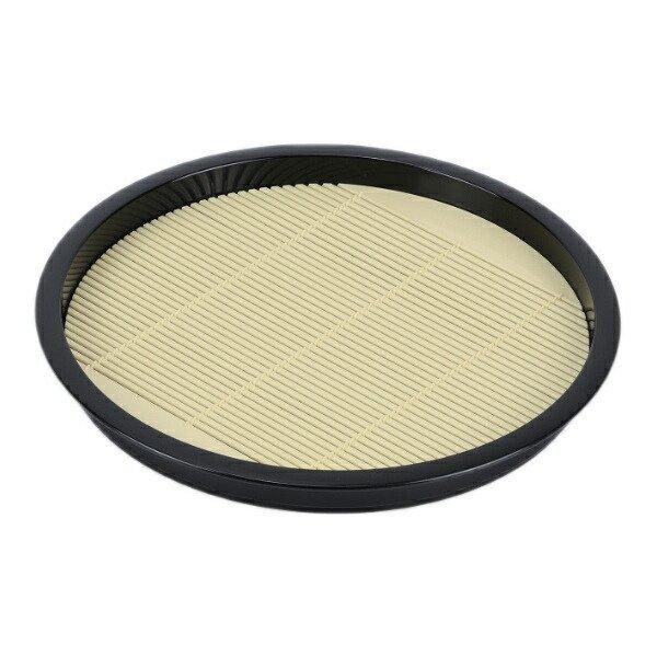 そば皿 22cm 丸 風味処 すのこ付き 皿 食器 和食器 プラスチック 日本製 （ そば 蕎麦 う...