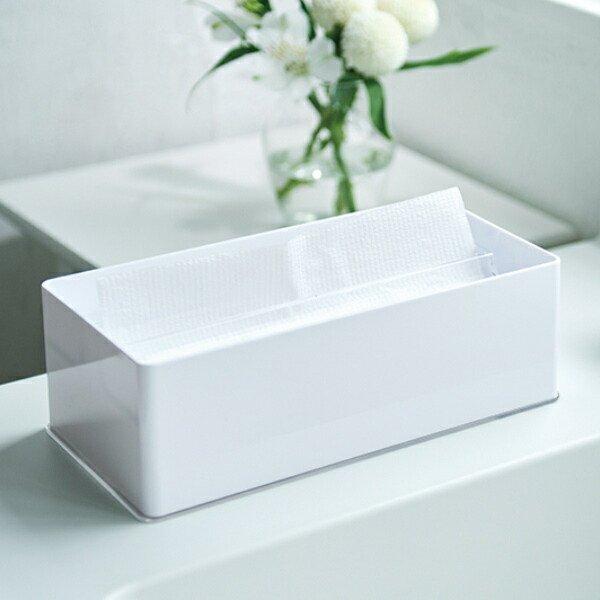 ペーパータオルホルダー マグネット 2way ホワイト （ 壁掛け 置き型 ペーパータオルケース キ...