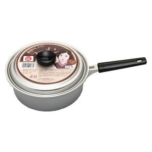 片手鍋 17cm ガス火専用 昭和のレトロ ラーメン鍋 （ ガス火対応 軽量