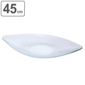 プレート 60cm L 舟型 M.STYLE グランデヴェートロ 皿 食器 ガラス製